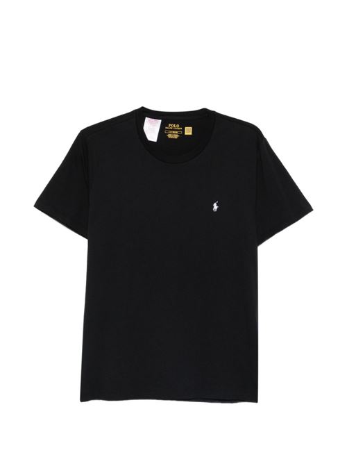 T-shirt uomo nera con logo POLO RALPH LAUREN | 714844756006
